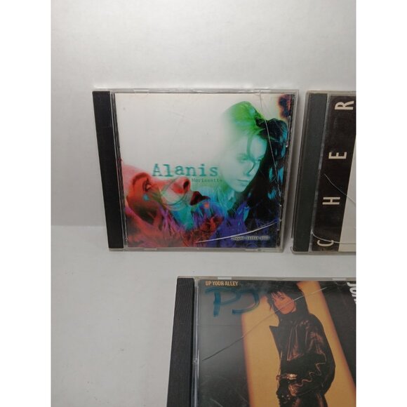 Mixed CD Lot Of 5 Alanis Morissette Cher Bette Midler Joan Jett Heart - Picture 2 of 5